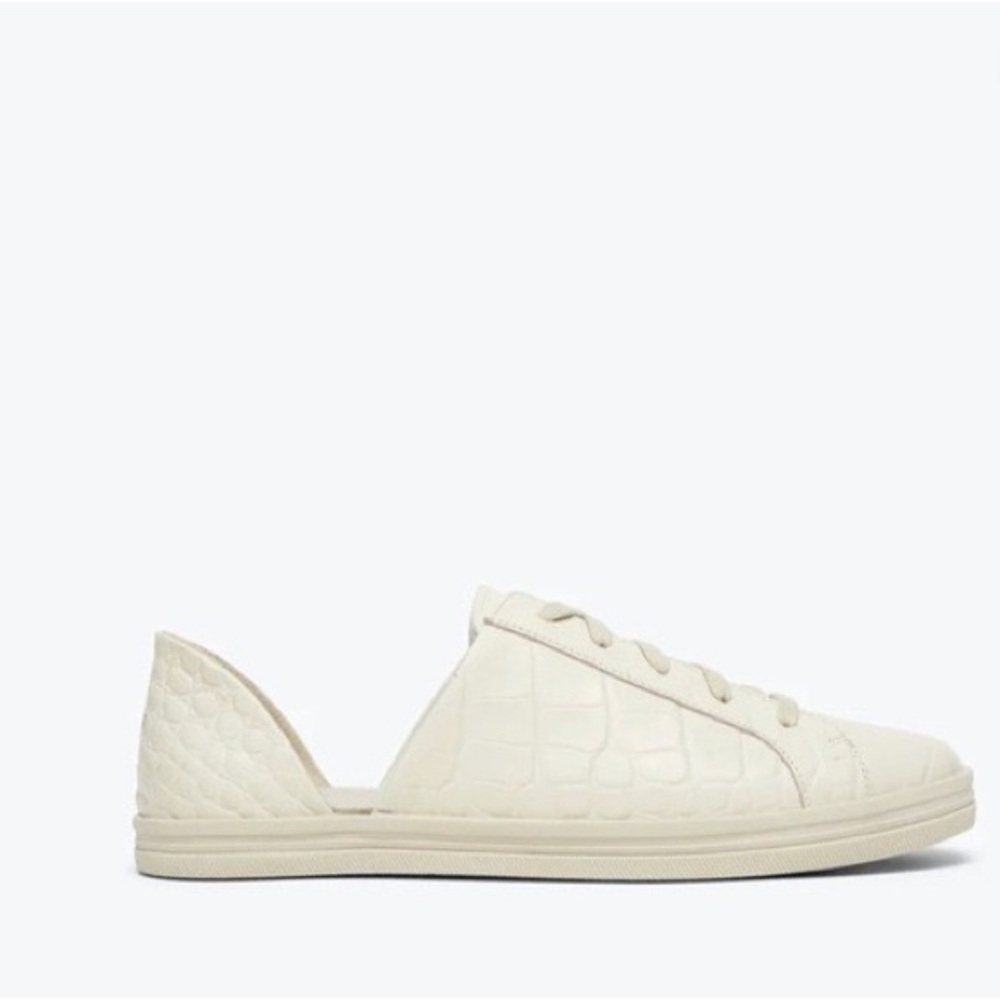 Freda Salvador Eda Embossed Croc sneaker
